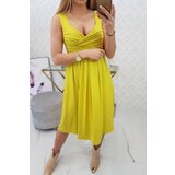 Kesi Dress with wide straps kiwi | shoptok.hr