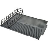 Mondex Ociekacz silikonski Stojalo Modern Kitchen 43x33x8 črn 1 kom, (5000191491) Cene