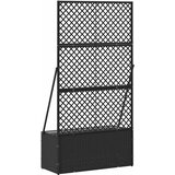  Vrtni rešetkasti saksija Crna 70 x 30 x 135 cm Metal | shoptok.hr