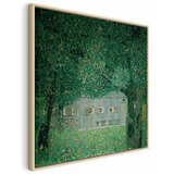  Slika - Gustav Klimt – Oberösterreichisches Bauernhaus 60x60 U prirodnom drvenom okviru | shoptok.hr
