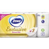 Zewa toalet papir exclusive alm.milk 4sl 8/1 Cene'.'