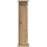  Stalak za biljke 2 pcs Zanatski Hrast 25 x 25,5 x 100,5 cm | shoptok.hr
