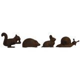 Esschert Design Kovinske vrtne figurice v kompletu 4 ks Animals – | Shoptok.si