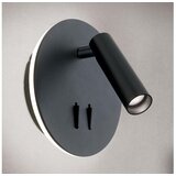 Orion WA 2-1467 - LED zidna spot svetiljka LENNY LED/6W/230V + LED/3W crna | Eponuda.com