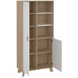 Tvilum Bijela/u prirodnoj boji biblioteka u dekoru hrasta 89x188x40 cm Ikast – | shoptok.hr