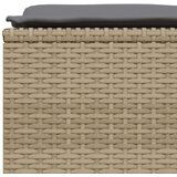  5-dijelni vrtni set sofa s jastucima bež od poliratana | shoptok.hr