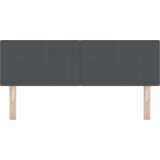vidaXL LED Glava Postelje Preprosta Oblika Temno Siva 72 cm Kordurojska Tkanina | Shoptok.si