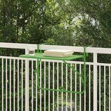 vidaXL Balkonska miza Zelena Jeklo Srednja Zložljiva Miza za patio | Shoptok.si