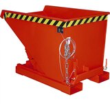 eurokraft pro Zaboj za ostružke EXPO-E, prostornina 0,3 m³, rumeno oranžne barve | Shoptok.si