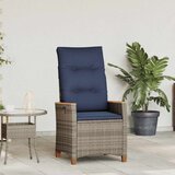  Ležeči vrtni stol Siva in mornarsko modra 64 x 57,5 x 112 cm, (5000285812) | Shoptok.si