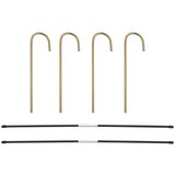 Nogometna mreža za gol s metom 120 x 80 x 80 cm poliester | shoptok.hr
