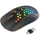 INORCO 10 Ones Led Satovja brezina mika, polnilna 2 v 1 usb tip C sprejemnik raunalnika mika zdruljiva s prenosnikom / Ipad Pro / Macbook / Pc / Lapt, (22024945) Cene