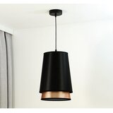  Duolla - Visilica na sajli BELL SHINY 1xE27/15W/230V prečnik 25 cm crna/bakarna | Eponuda.com