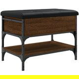 Maison Chic Klop za čevlje - Sedež za čevlje rjavi hrast 62x42x45 cm inženirski les, (21778096) | Shoptok.si