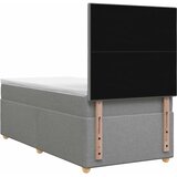  LED okvir za krevet s madracem Svjetlosiva 90 x 190 cm Tkanina | shoptok.hr