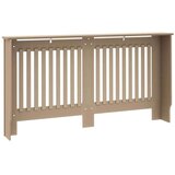 vidaXL pokrivač radijatora 2 pcs smeđa 152 x 19 x 81.5 cm | shoptok.hr