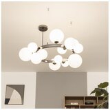  Brilagi - LED luster na sajli MILLA 15xG9/3W/230V crni hrom/bela | Eponuda.com