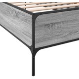  Okvir kreveta boja hrasta 90 x 190 cm konstruirano drvo i metal | shoptok.hr
