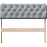 vidaXL Tapecirani uzglavlje Svijetlo siva 90 cm Čvrsto borovo drvo | shoptok.hr