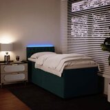 Box spring krevet s madracem tamnozeleni 100x200 cm baršunasti | shoptok.hr