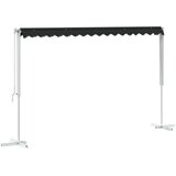  Prosto stoječa tende 4 × 3 m Poliester Antracit, (5000252580) | Shoptok.si