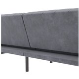 Støraa Temno siva žametna raztegljiva sedežna garnitura 236 cm Felix – | Shoptok.si