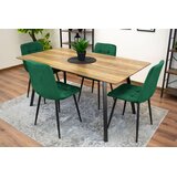KARA stolica - tamno zeleni baršun x 1 | shoptok.hr