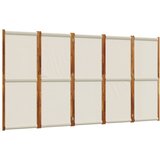  The Living Store Paravan 5-delni svetlo siv 350x180 cm - Paravan, (21499252) | Shoptok.si