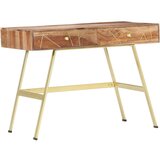 vidaXL Pisaći stol s ladicama 100 x 55 x 75 cm od masivnog drva šišama | shoptok.hr