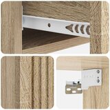 Stolna Stenska stranska miza Sonoma hrast 87,5 x 34,5 x 17 cm, (5000232436) | Shoptok.si