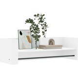 vidaXL Stenska polica bela 100x35x30,5 cm inženirski les | Shoptok.si