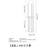 Opviq podna lampa 7128 black copper