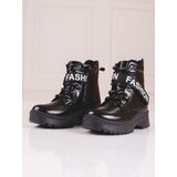 W. POTOCKI Girls' ankle boots Potocki fashion black | Shoptok.si
