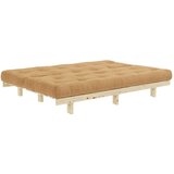 Karup Design Senf žuta/svjetlo smeđa sofa od samta 200 cm Lean – | shoptok.hr