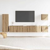  5-dijelni zidni TV ormarić Artisan hrast izrađen od drva | Eponuda.ba