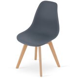  KITO stolica - tamni škriljevci / prirodne noge x 3 | shoptok.hr
