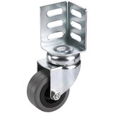 DÖRNER + HELMER kotačić (Promjer kotačića: 50 mm, Nosivost: 40 kg, Materijal kotača: Guma, S kutnim limom, Klizni ležaj) | shoptok.hr