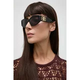 Balenciaga Sončna očala ženska, črna barva, BB0324SK
