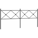  Metalno zamjensko uzglavlje crno 193 cm | shoptok.hr