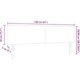  Uzglavlje Krema 160 cm Kordura tekstil | shoptok.hr