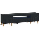  LED TV kabinet Crna Konstruirano drvo Cijene