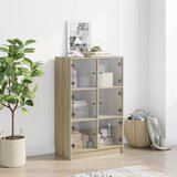  Visoka komoda s vratima 68x37x109 cm konstruirano drvo | shoptok.hr