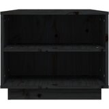  Stolić za kavu crni 90x49x40,5 cm od masivne borovine | shoptok.hr