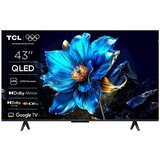 Tcl 4K QLED TV 43P71K, Google TV, Dolby Vision & Atmos - - Krtačen kovinski sprednji del - 956 / 600 / 185 mm - 5,5 kg (brez stojala) - 24 - Avtera - Eleganten design brez okvirja | Shoptok.si