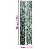  Zastor protiv insekata zeleno-bijeli 56 x 185 cm šenil | shoptok.hr