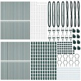  Stup za ogradu 52 pcs Zelena 3,2 x 3,2 x 210 cm | shoptok.hr