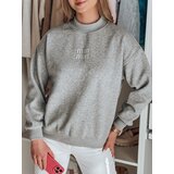 DStreet Bluza damska oversize z naszywką LOVASON szara | Shoptok.si