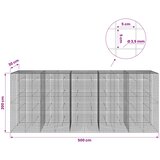  Gabion s žicom debljine 3,5 mm i mrežom 5x5 cm 500x30x200 cm | shoptok.hr