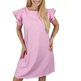 Pri Cotton simple dress with frills | shoptok.hr