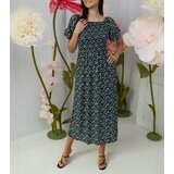 Gemre Navy blue floral maxi dress Marcello | Shoptok.si